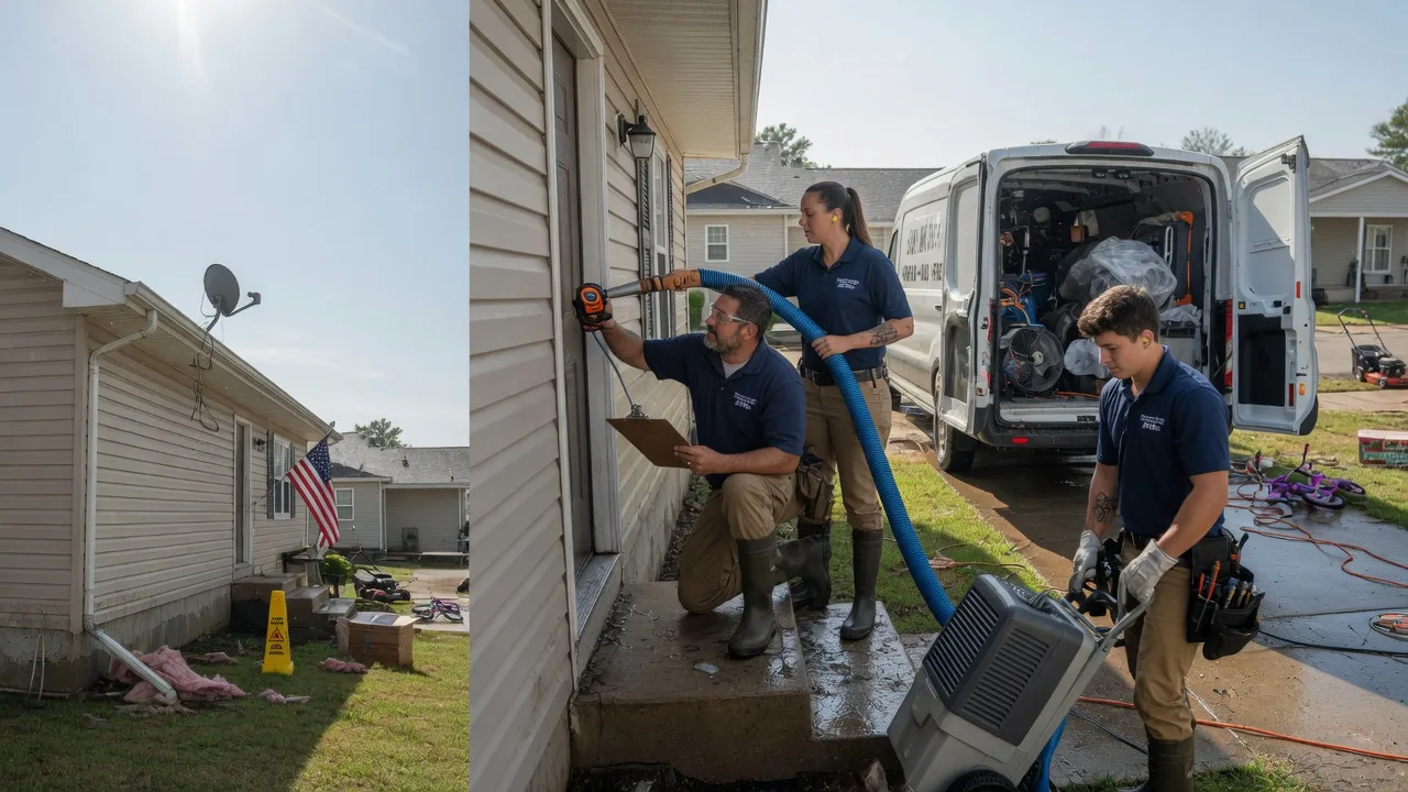 Ceiling Water Damage Restoration in North Jackson, OH near me